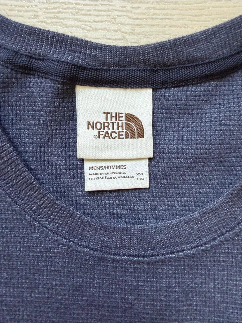 The North Face Men’s All Season Waffle Knit Thermal Shirt Navy Size XXL